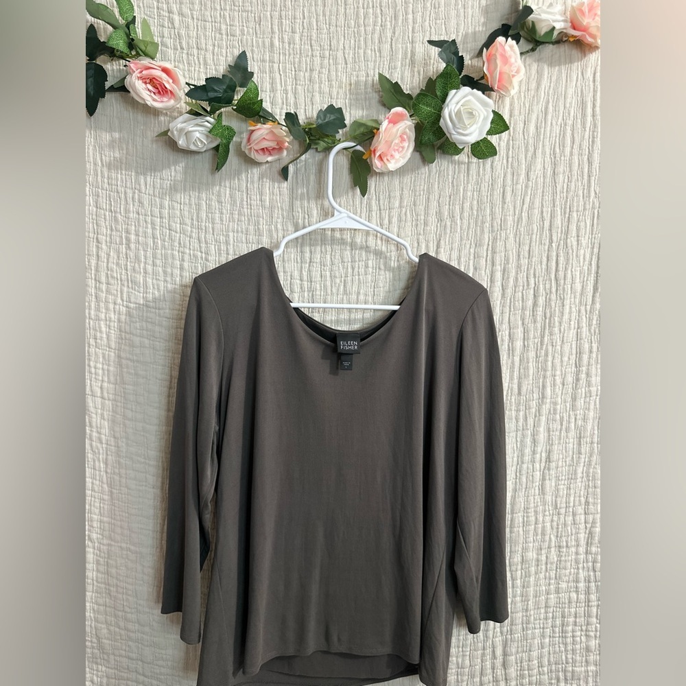 Eileen Fisher Women's Longsleeve  Top